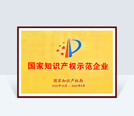 2017年首次获得国家知识产权示范企业认定
